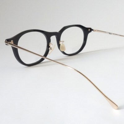 セルロイド/チタン アシンメトリー眼鏡 ブルーライトカット PADMA IMAGE GYNAND1
