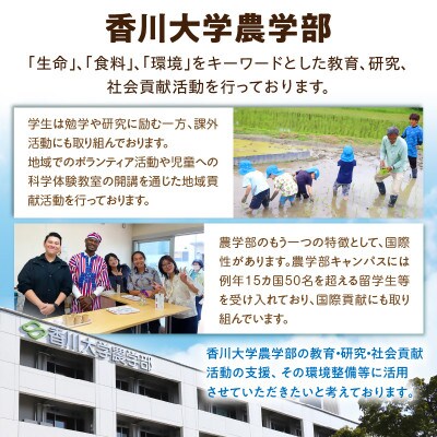 【返礼品なし】大学支援事業(香川大学農学部)10,000円
