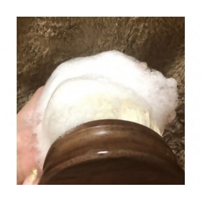 熊野筆　ボディブラシ　花型