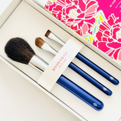 熊野化粧筆　凪定番3本セット　熊野筆ほうこどう