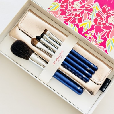 熊野化粧筆　凪フルセット&ケース　熊野筆ほうこどう