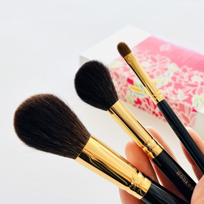 熊野化粧筆　宙定番人気3本セット　熊野筆ほうこどう