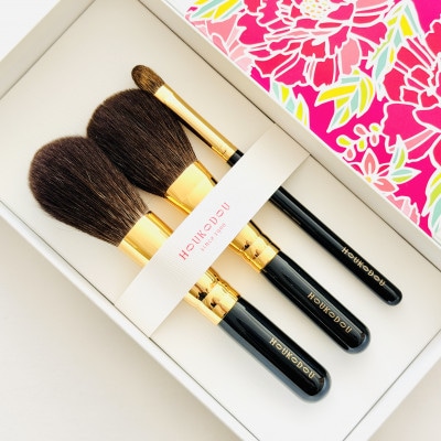 熊野化粧筆　宙人気高級リス毛3本セット　熊野筆ほうこどう