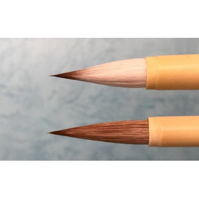 熊野筆 アニメ用筆2本セット 伝統的工芸品熊野筆