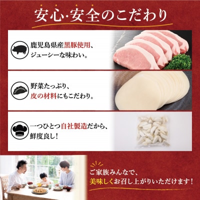 大阪府豊中市　黒豚冷凍餃子　96個