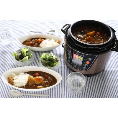 「ポン」と入れて「ピッ」と押すだけ!　電気圧力鍋 3L OEDC30G