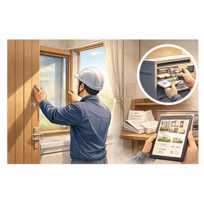 空き家管理サービス　屋外および屋内2回《自》