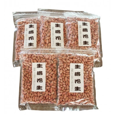 生・落花生(ピーナッツ)　2.5kg(殻なし・うす皮つき)
