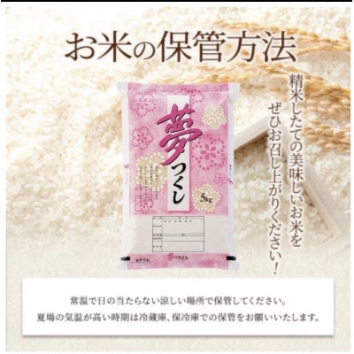 《無洗米》【8年産　新米】9月～発送【食味鑑定士厳選】福岡県 夢つくし20k(5k×4袋)(桂川町)