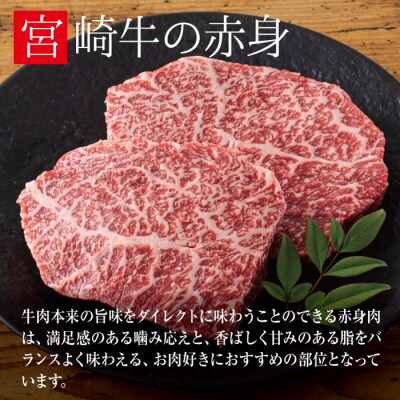 宮崎牛赤身ステーキ(1kg[200gx5枚]) 　特産品番号番号283
