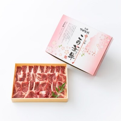 有田牧場直送 薬剤不使用 この華牛ロース焼肉 500g TF460