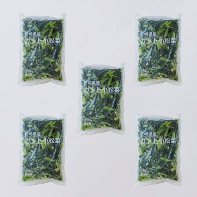 九州産 冷凍小松菜2.5kg(500g×5袋)　TF478