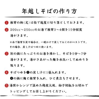 【限定700セット】年末の一杯 年越しそばセット2024(5人前)　TF511　