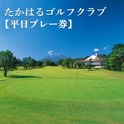 宮崎県高原町『たかはるゴルフクラブ』平日プレー券　TF050