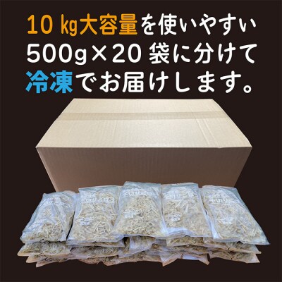宮崎県産ごぼう千切り 大容量10kg　特産品開発587
