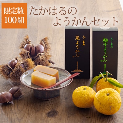 【限定100セット】たかはるのようかんセット 特産品番号606