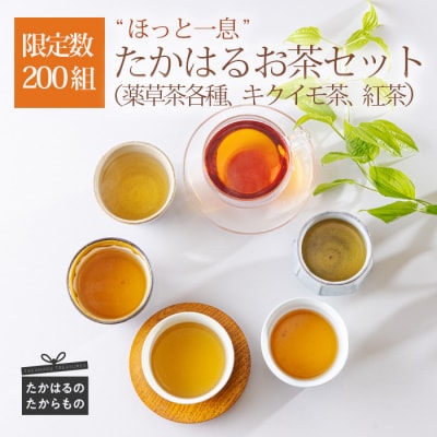 【限定200セット】たかはるの優しいお茶セット 特産品番号608