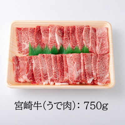 宮崎牛焼肉(うで肉)750g　km569