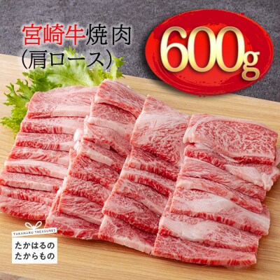 宮崎牛焼肉(肩ロース)600g　km-573