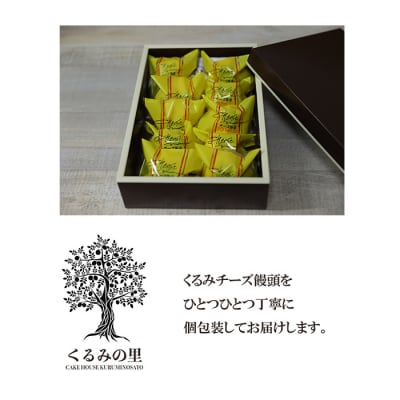 ケーキハウスくるみの里 クルミチーズ饅頭10個　TF635