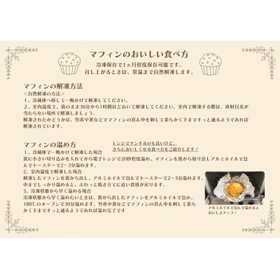 カフェミネットのバラエティーマフィン6種12個セット　TF660