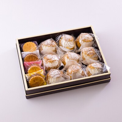 ケーキハウスくるみの里のシュークリーム&バターサンドセットA　TF676