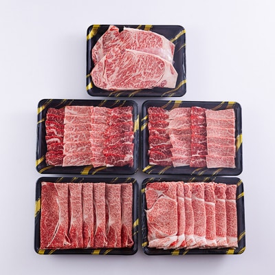 宮崎牛月替わり堪能セット定期C[3ヶ月] 合計2000g　mi-691