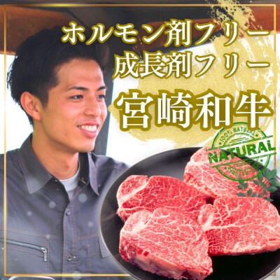 宮崎牛ヒレステーキ 450gセット(150g×3)　ed-711