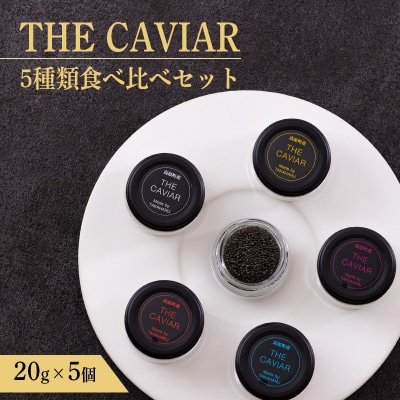 THE・CAVIAR(ザ・キャビア)5種食べ比べセット 合計100g　TF663