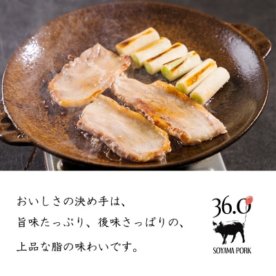 ソヤマポークのバラ&ロースセット(3mmカット)1.2kg[炒め物 焼肉 蒸し物など] TF829