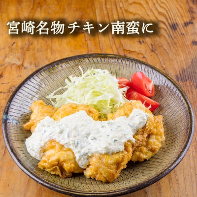 宮崎県産若鶏むね切身1.2kg(300g×4) TF832