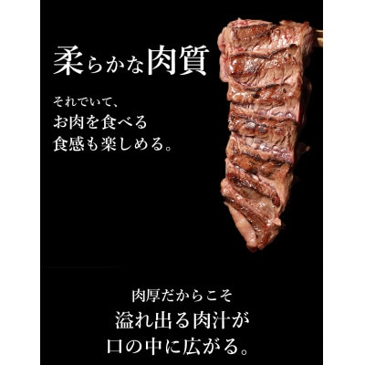 厚切り牛ハラミステーキ　500g×2P　計:1kg(相良村)