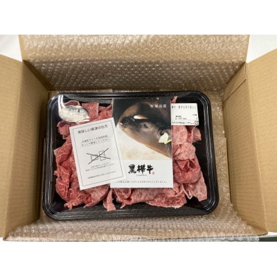 黒樺牛　贅沢な切り落とし500g(相良村)