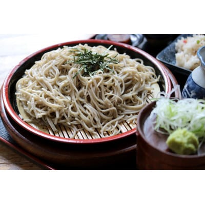 手打ち 生そば 750g (4人前) つゆ、季節の佃煮付き | ふるさと納税のお礼品