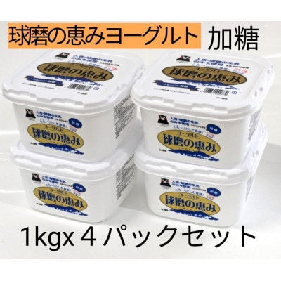 球磨の恵みヨーグルト(加糖) 4kg