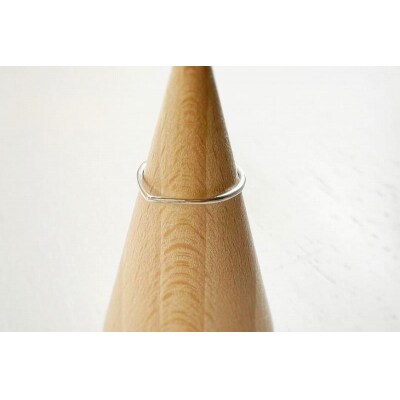 シルバー しずく型リング