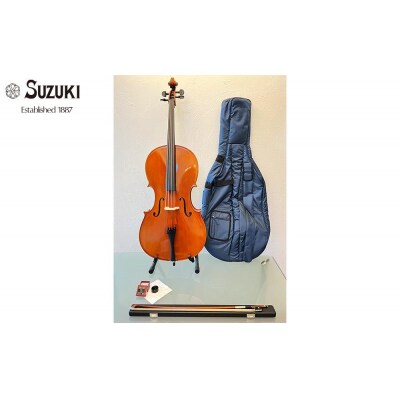 1/8分数チェロ弓ソフトケースセット 1/8分数チェロ弓ソフトケースセット 初心者用チェロ ソフトケース付き