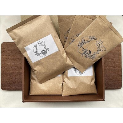 フェアトレードコーヒー　4種飲み比べセット(粉)