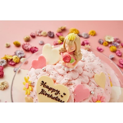 【Le Lis】プリンセスドール♪とびっきり可愛い芸術デコレーションケーキ5号(4～6名様分)