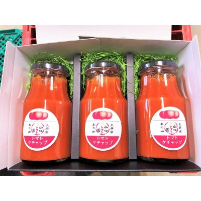 トマト農家が作った完熟トマトソース『ケチャップ3本セット』