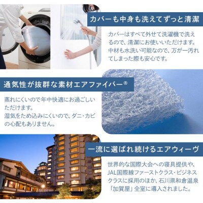 エアウィーヴ ベッドマットレスS04p　セミダブル