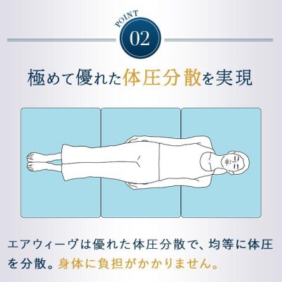  【大府市産お米2kg付】エアウィーヴ ベッドマットレス S02 クイーン 寝具 エアウィーブ