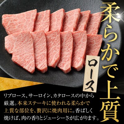 【定番】大府特産A5黒毛和牛下村牛焼肉用特上ロース　500g