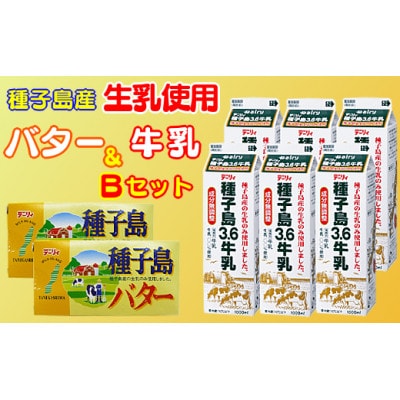 種子島3.6牛乳&種子島バターのBセット