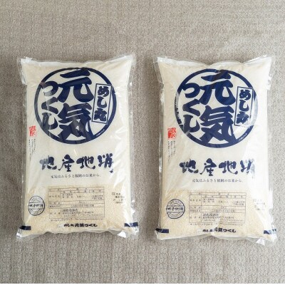 福岡産ブランド米「元気つくし」5kg×2袋(川崎町)