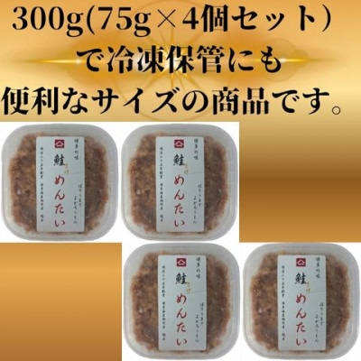 鮭明太300g(75g×4個)セット(川崎町)