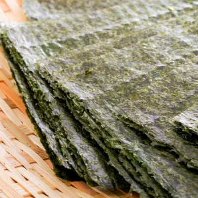 【毎月定期便】極厚!!(厚みと重さ1.5倍)新海苔　焼海苔5袋セット全形5枚×5袋(川崎町)全3回