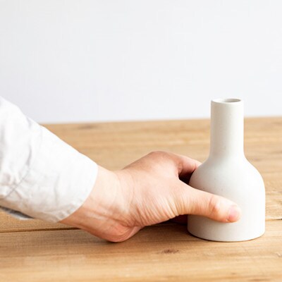 信楽焼・明山の　BORUTO　180ml　2本セット(白、灰白) bot-01set