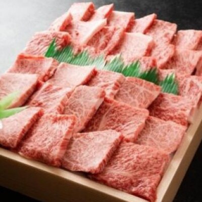 近江牛 澤井牧場 焼肉盛り合わせ(霜降) 600g　牛脂付き