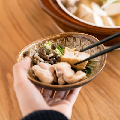 【信楽焼・明山】深皿　豆(月白/青緑/浅黄)3枚セットht-101112